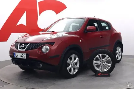 Nissan Juke 1,6L Pure Drive Acenta 2WD 5MT Elegance Alloys Connect - / TÄYD.HUOLTOKIRJA / NAVI / KAMERA / VAKKARI / LOHKOLÄM. / ILMASTOINTI /